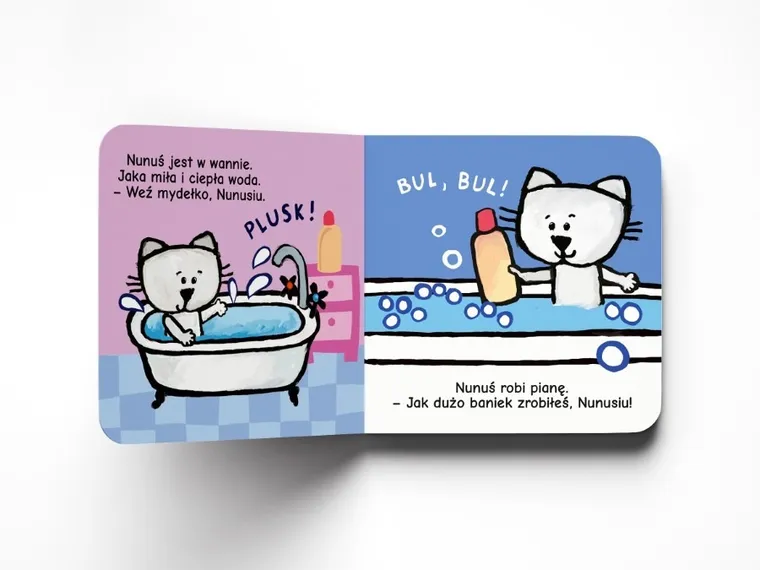 Kicia Kocia i Nunuś. W kąpieli