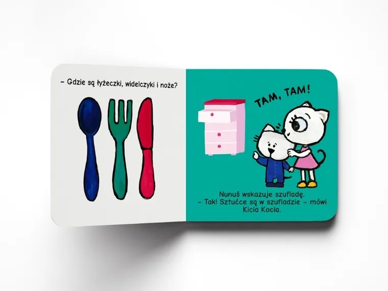 Kicia Kocia i Nunuś. W kuchni