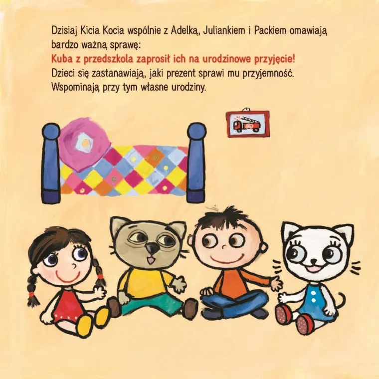 Kicia Kocia idzie na urodziny