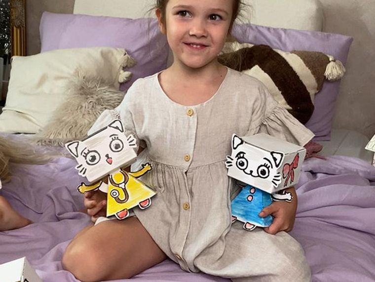 Kicia Kocia u lekarza. Kolorowanka 3D Creative Head