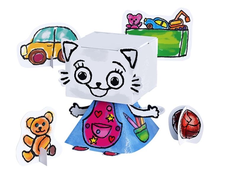 Kicia Kocia w przedszkolu. Kolorowanka 3D Creative Head