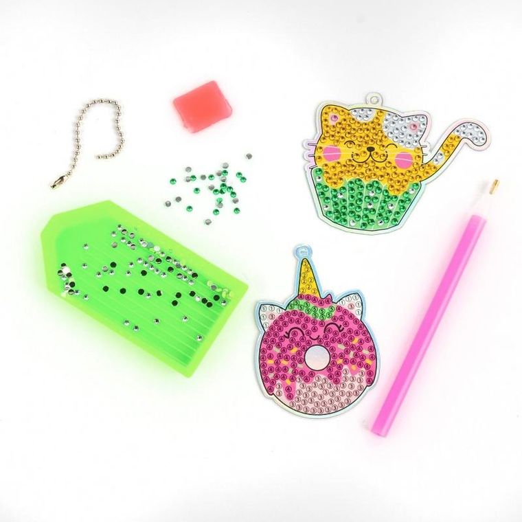 Kidea, Diamentowe zawieszki, Sweet, zestaw kreatywny