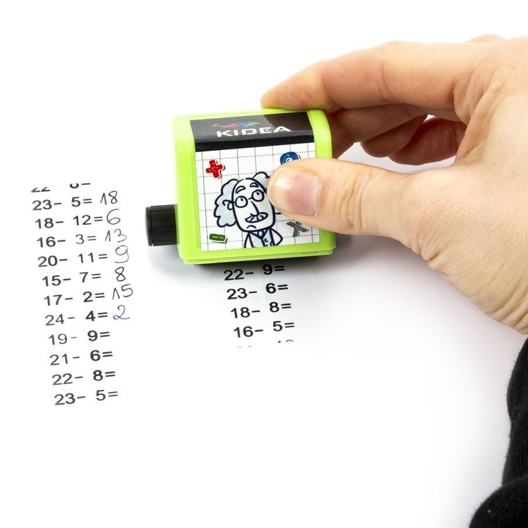 Kidea, drukarka matematyczna, nauka odejmowania