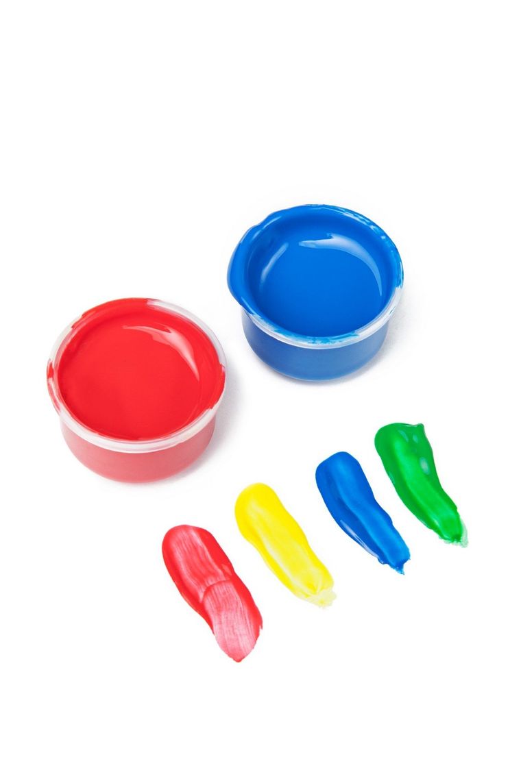 Kidea, farby do malowania palcami, 4 szt., 35 ml