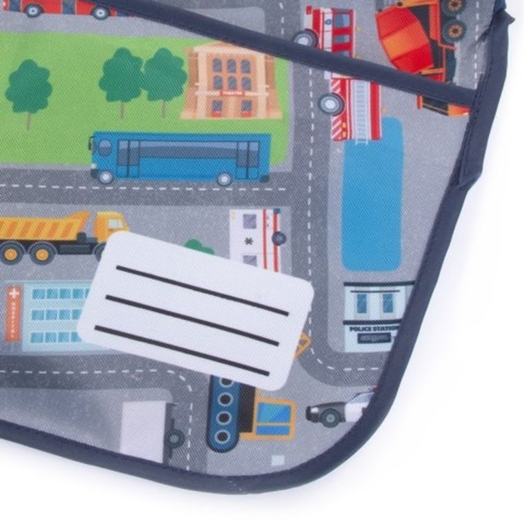 Kidea, fartuszek do malowania, z rękawami, auta