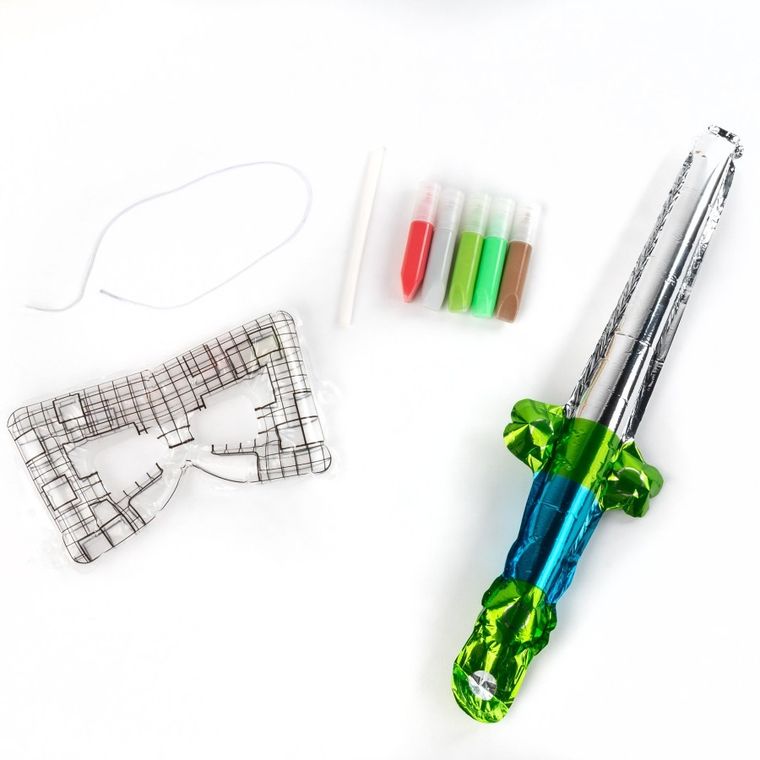 Kidea, Game, maska i miecz 3D, zestaw kreatywny