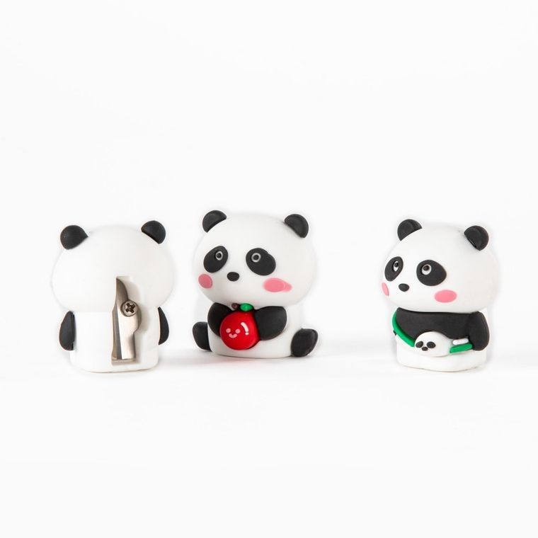 Kidea, gumka do ścierania + temperówka, panda