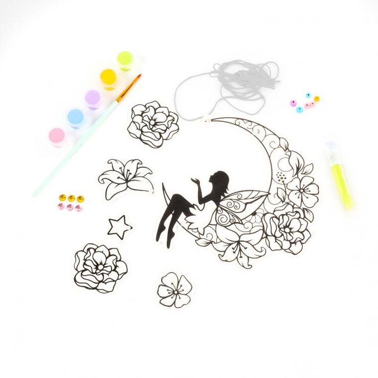 Kidea, magiczny łapacz marzeń, świecący w ciemności, zestaw kreatywny