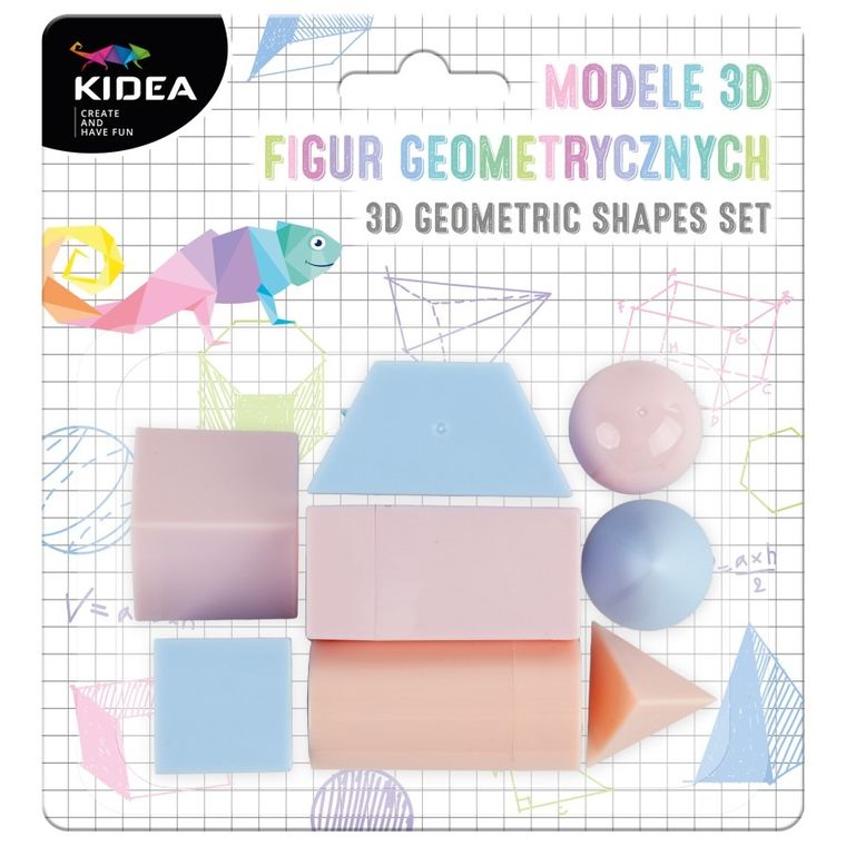 Kidea, modele 3D figur geometrycznych