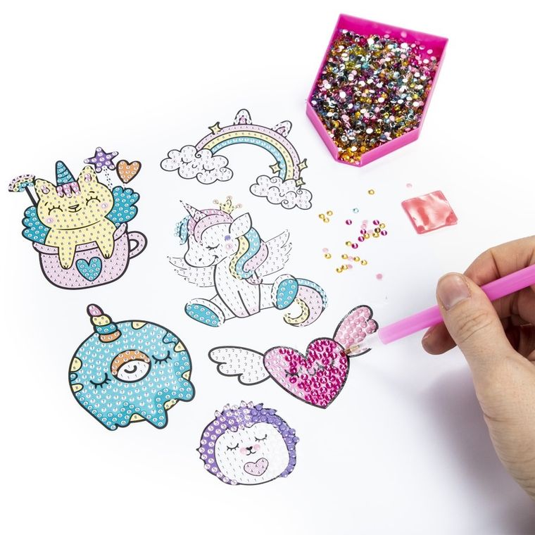 Kidea, naklejki diamentowe, magiczny świat