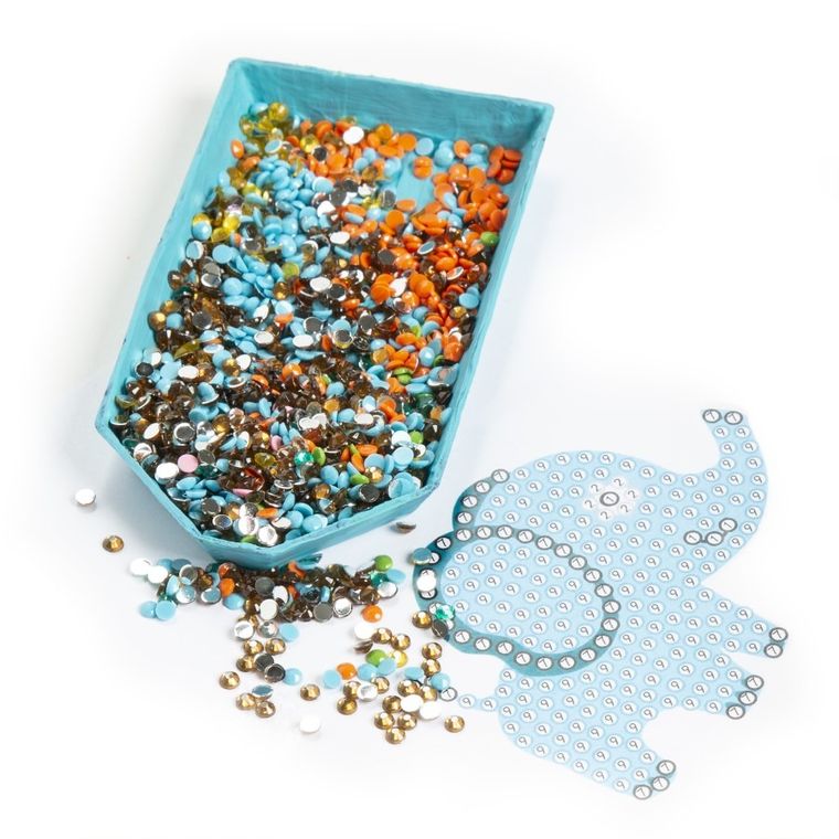 Kidea, naklejki diamentowe, zwierzęta