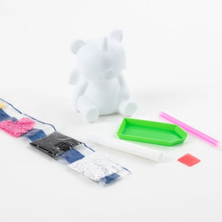 Kidea, Panda, Diamentowa figurka, zestaw kreatywny