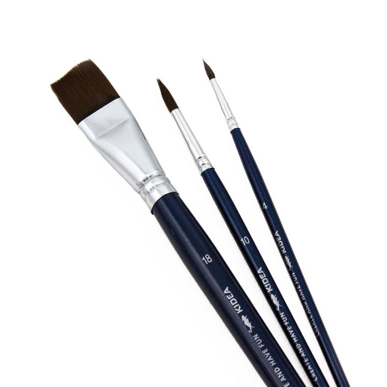 Kidea, pędzle, 3 szt.