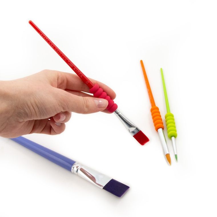 Kidea, pędzle ergonomiczne, 4 szt.