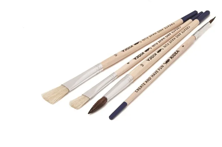 Kidea, pędzle szkolne, 6 szt.