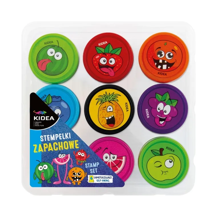 Kidea, stempelki zapachowe samotuszujące, 9 szt.