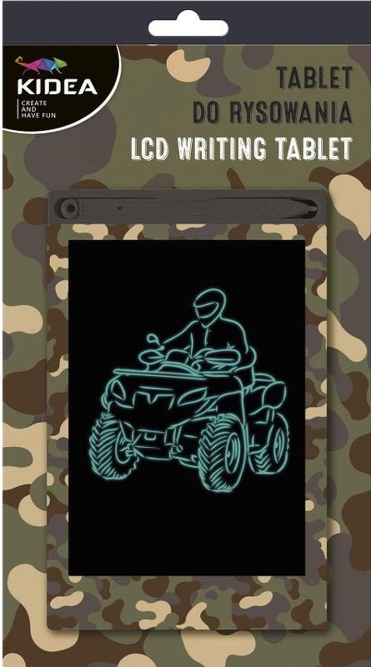 Kidea, tablet do rysowania, LCD, moro