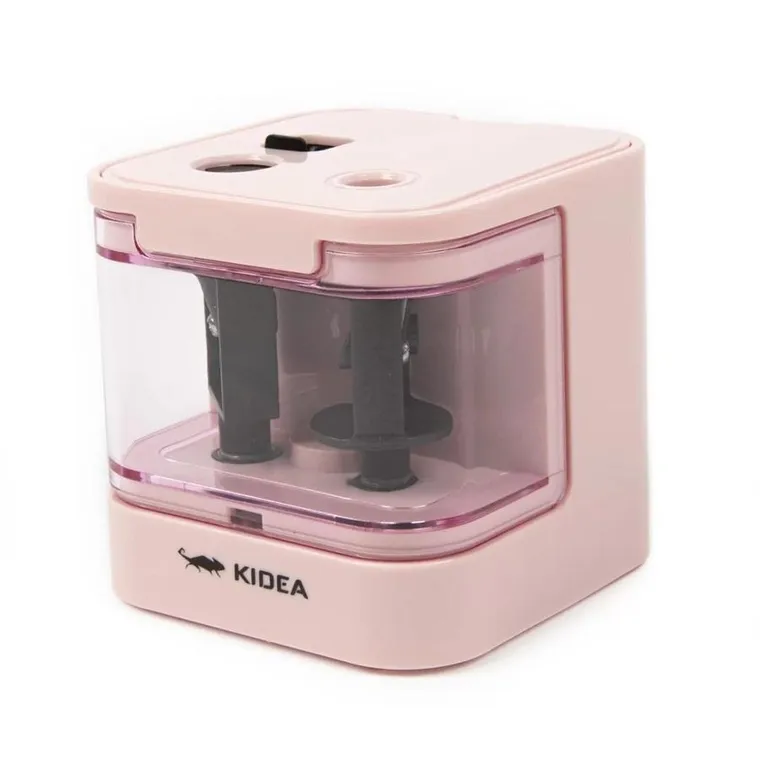 Kidea, temperówka elektryczna podwójna, różowa