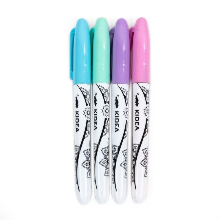 Kidea, witraże z markerami, wróżki, 4 kolory