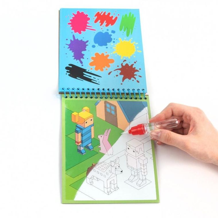 Kidea, wodna kolorowanka z pisakiem, game