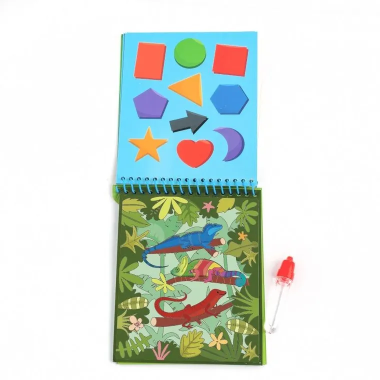 Kidea, wodna kolorowanka z pisakiem, safari