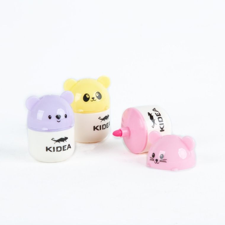 Kidea, zakreślacze, niedźwiadki, 5 kolorów