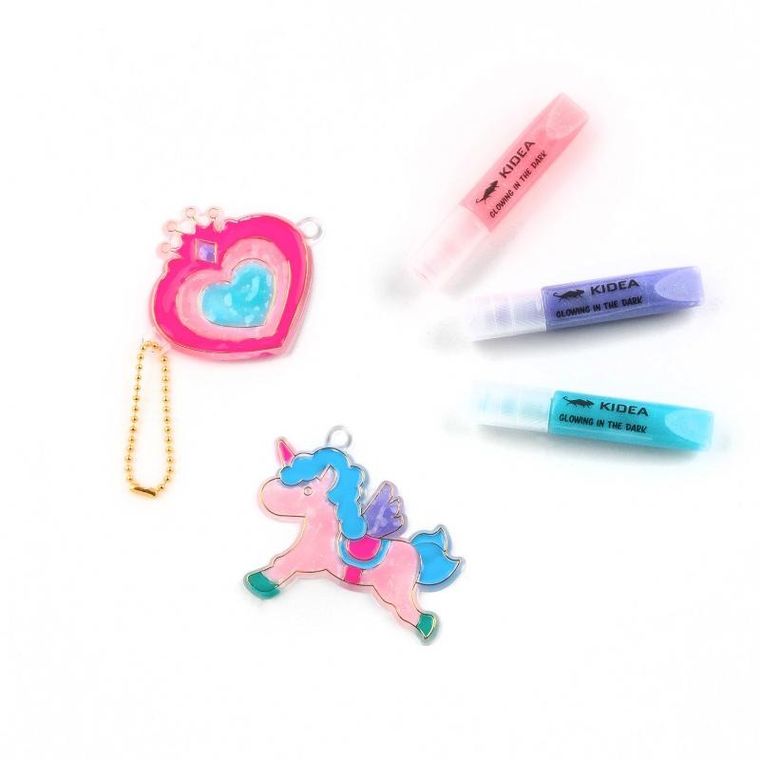 Kidea, Zawieszki magic świecące w ciemności, zestaw kreatywny
