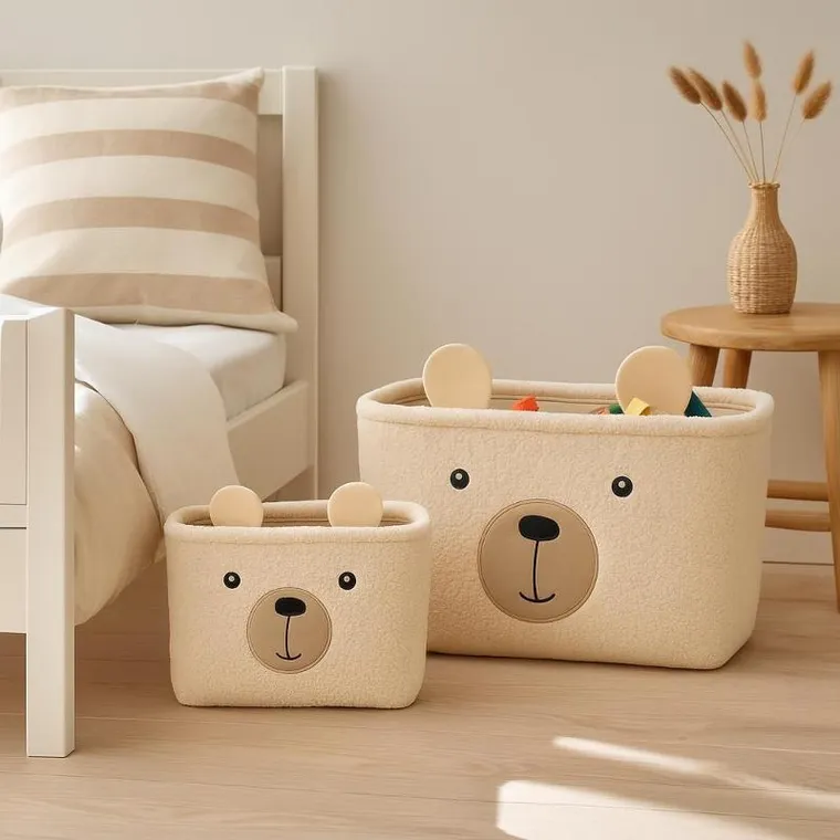 Kids Collection, Nimi, pluszowe koszyki na zabawki, 2 szt.