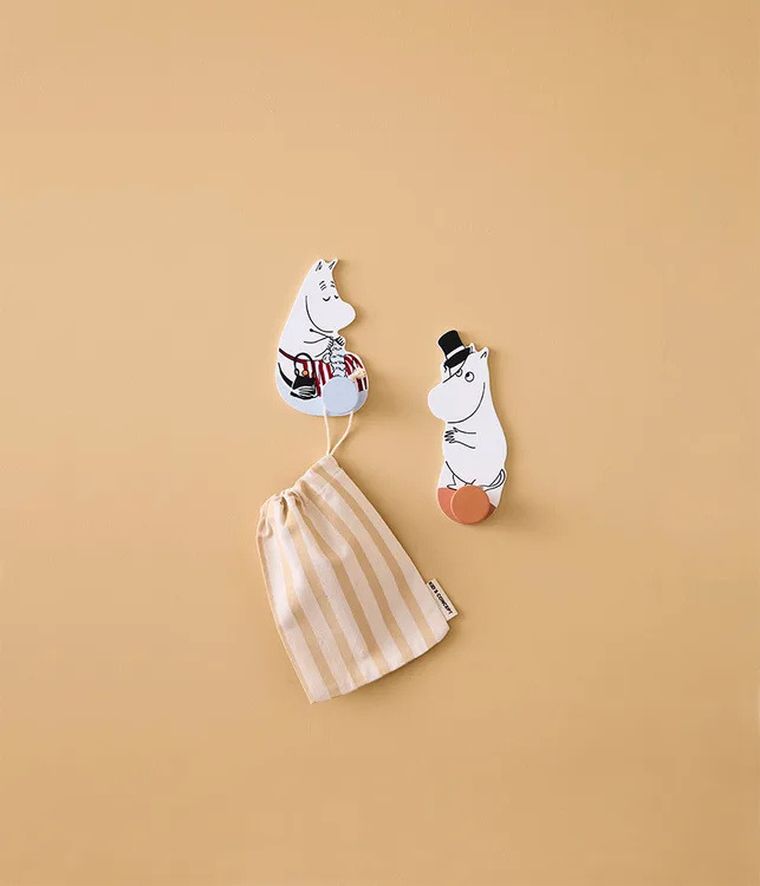 Kid's Concept, Muminki, wieszaki, 2 szt.