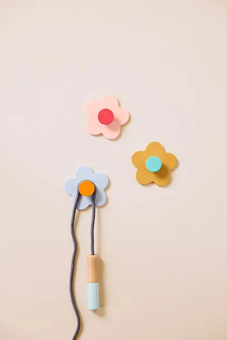 Kid's Concept, wieszaki, flower, 3 szt.