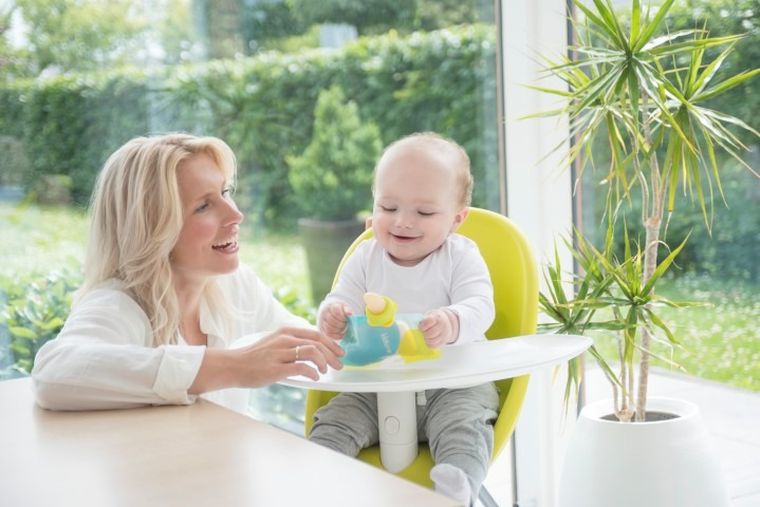 Kids Me, Food Feeder + saszetka do żywności, limonka