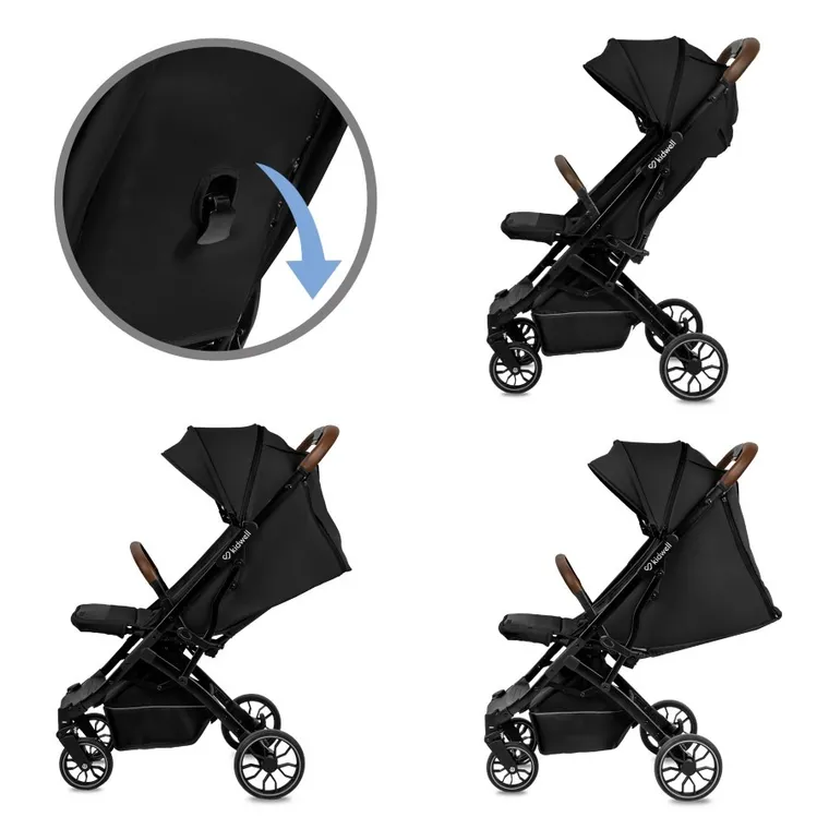 Kidwell, Colmer up, wózek spacerowy, Ink Black