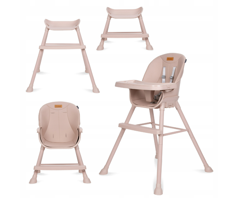 Kidwell, Eatan, krzesełko do karmienia, różowe