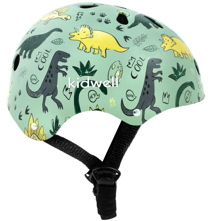 Kidwell, Orix Plus, kask ochronny, dinozaur, rozmiar M, 52-56 cm