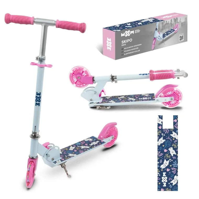 Kidwell, Skipo, hulajnoga, dog