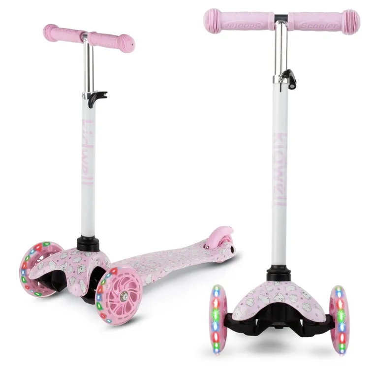 Kidwell, Uno, hulajnoga 3-kołowa LED, balansowa, puppy