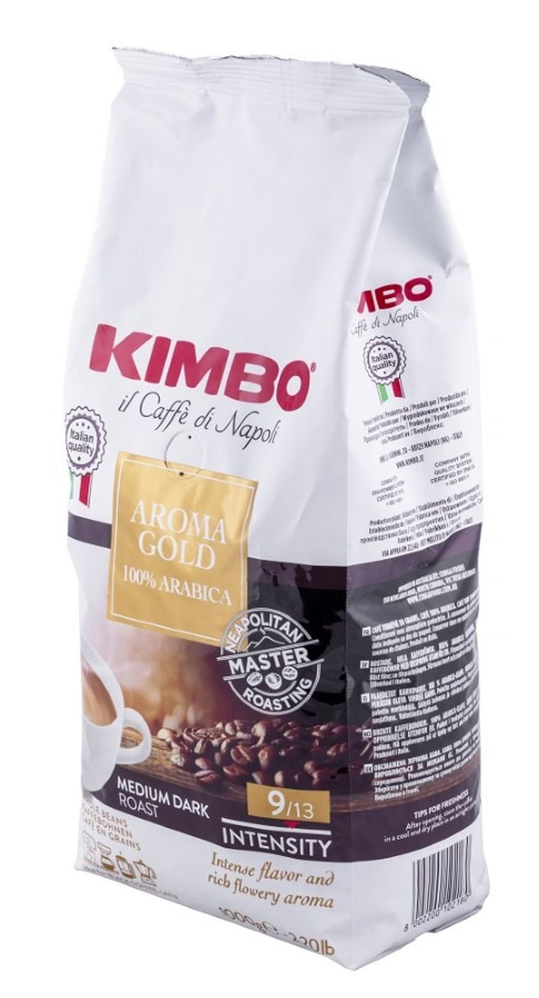 Kimbo, kawa ziarnista Aroma Gold, 1 kg