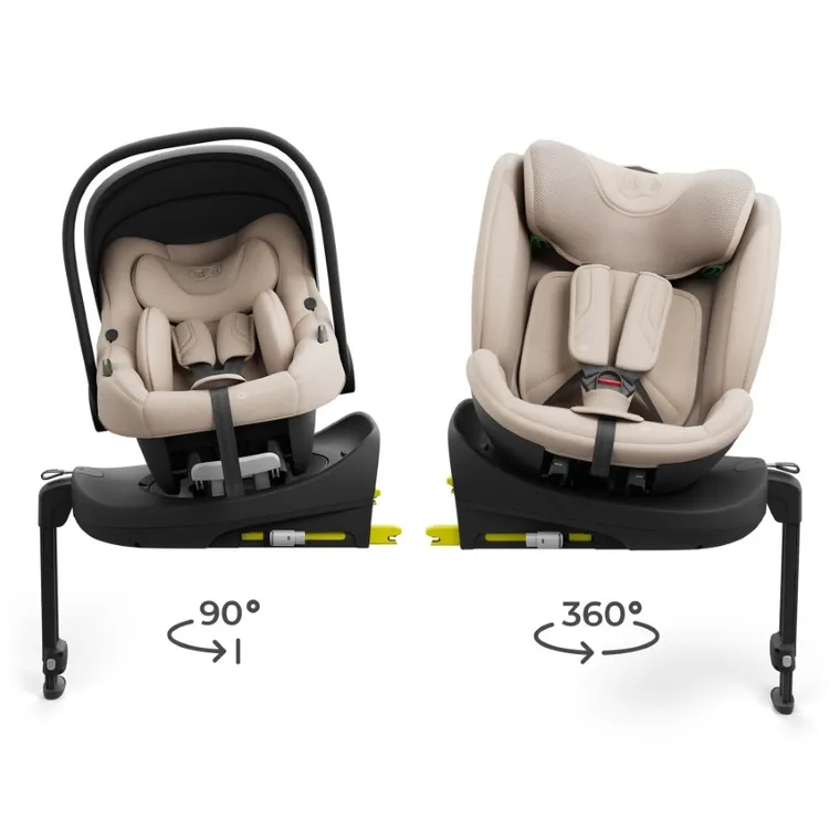 Kinderkraft, Endura Safe, 3w1, fotelik samochodowy, beige