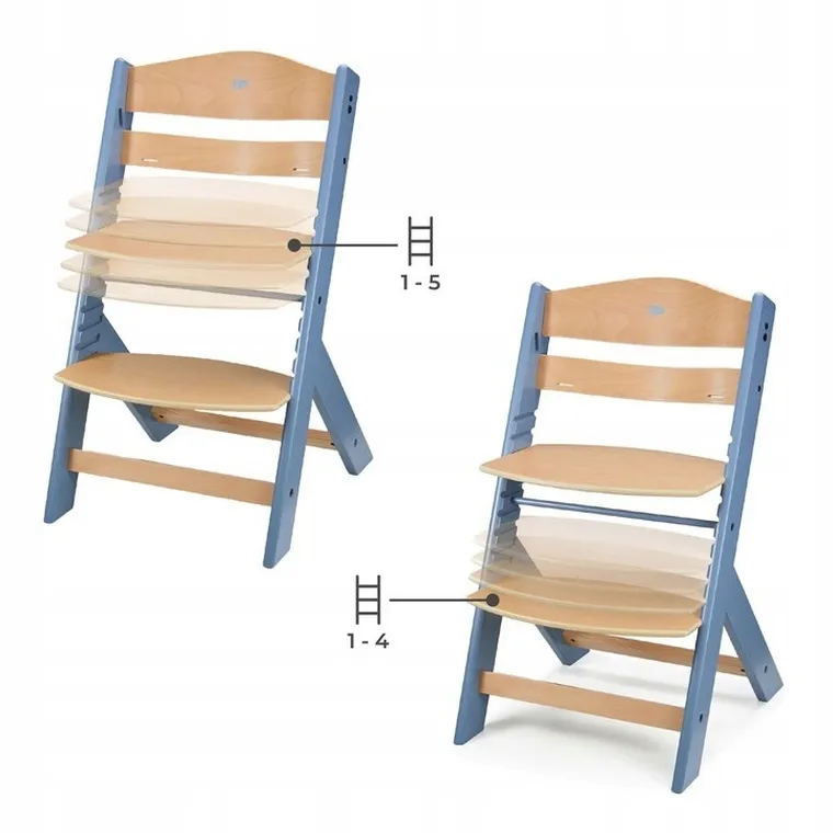 Kinderkraft, Enock, krzesełko do karmienia z poduszką, nordic breeze