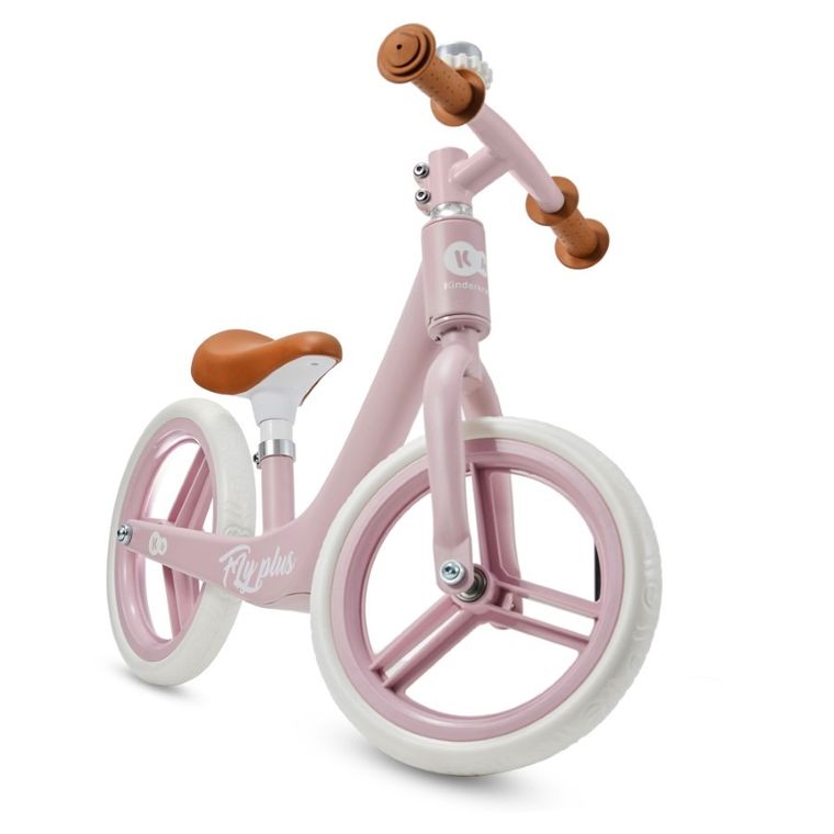 Kinderkraft, Fly Plus, rowerek biegowy, powder pink