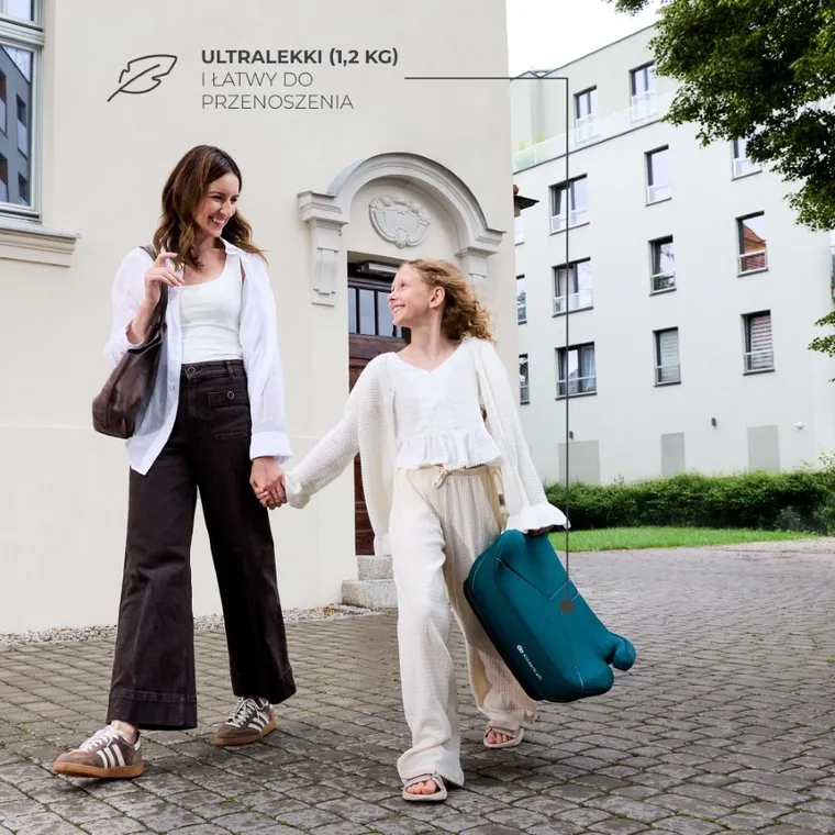 Kinderkraft, I-Boost 2, I-Size, podstawka samochodowa, grey, 125–150 cm