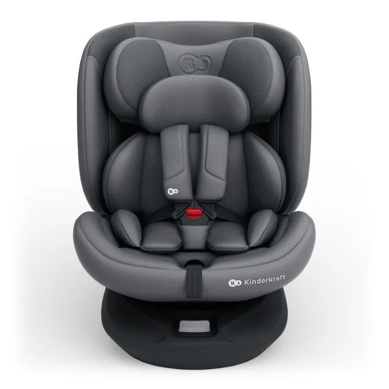 Kinderkraft, I-Grow 2 Plus, fotelik samochodowy, i-Size, grey, 40-150 cm