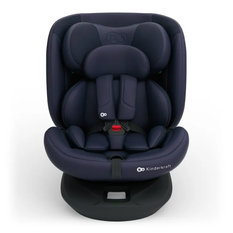 Kinderkraft, I-Grow 2 Plus, fotelik samochodowy, i-Size, navy, 40-150 cm