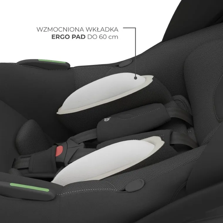 Kinderkraft, I-Lite, fotelik samochodowy + baza Endura Safe Fx, 40-87 cm, black