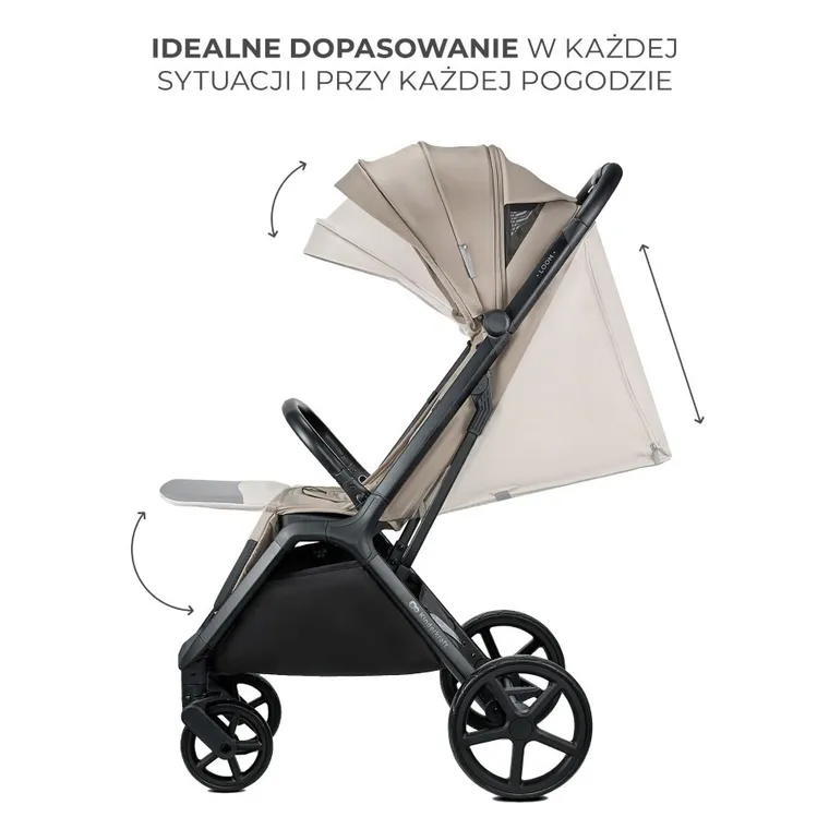Kinderkraft, Loom, wózek spacerowy, Linen Beige