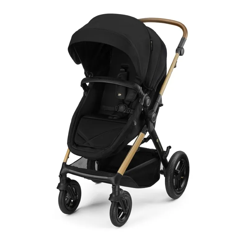 Kinderkraft, Moov 2 XL Air, wózek wielofunkcyjny, Pure Black