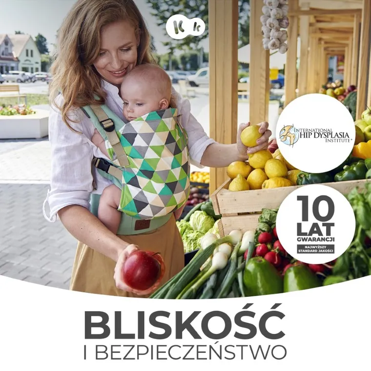 Kinderkraft, Nino Confetti, nosidełko, Grey