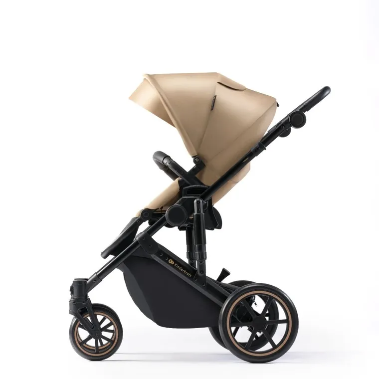 Kinderkraft, Prime 2, wózek wielofunkcyjny, 2w1, Sandrose Beige