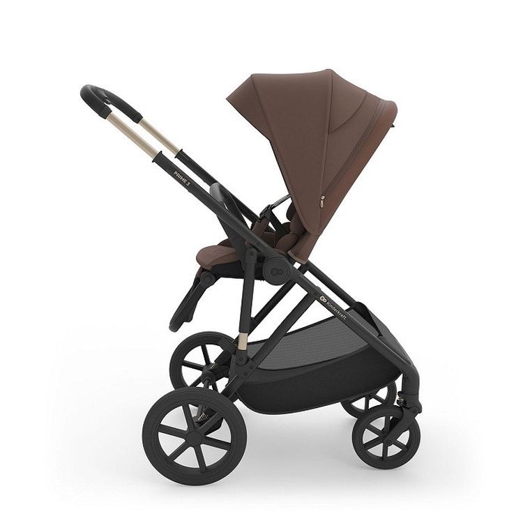 Kinderkraft, Prime 3, wózek wielofunkcyjny, 2w1, velvet mocca