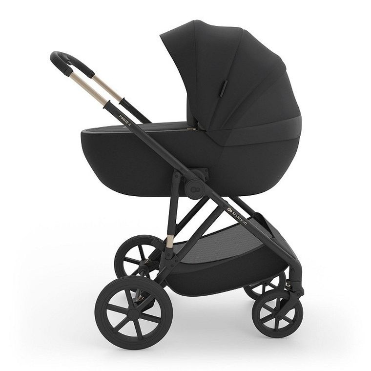 Kinderkraft, Prime 3, wózek wielofunkcyjny, 2w1, venezian black